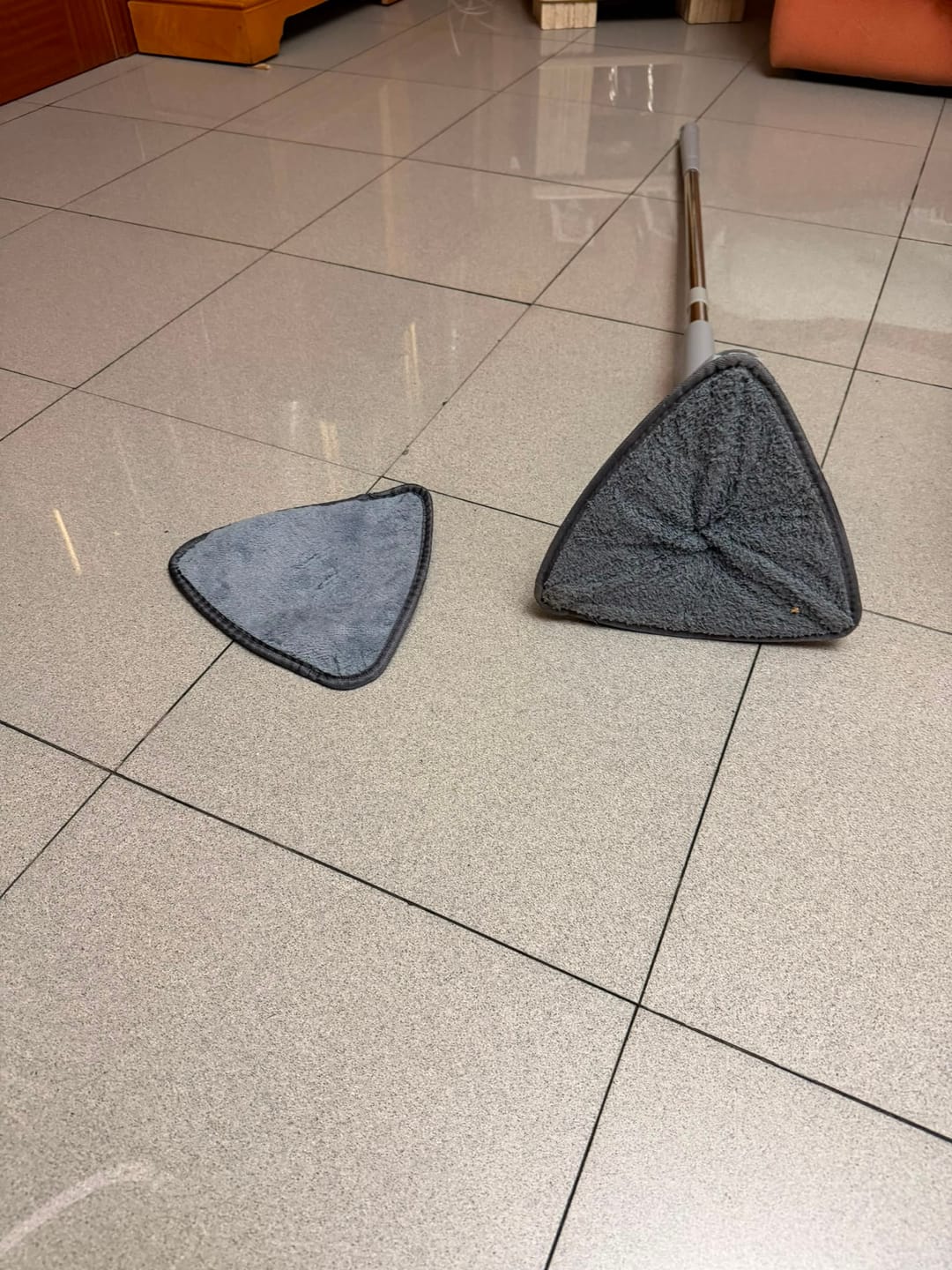 Customer photo review of Mopa Triangular 360º con Escurrido Integrado