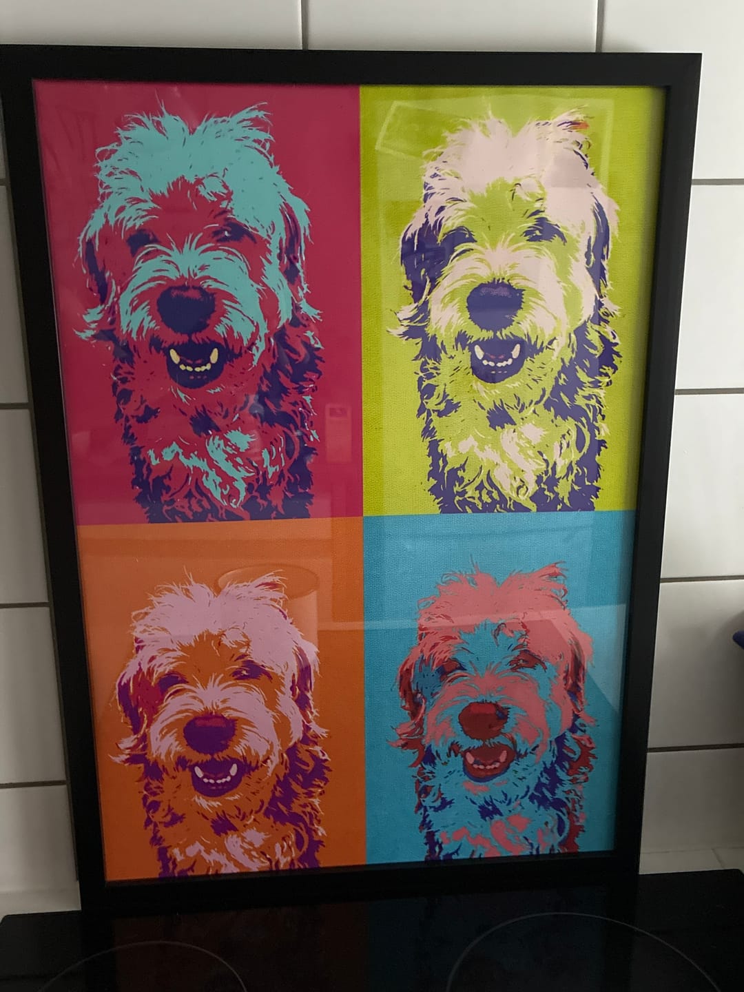 Customer photo review of Personalisiertes Poster - Farbquadrate