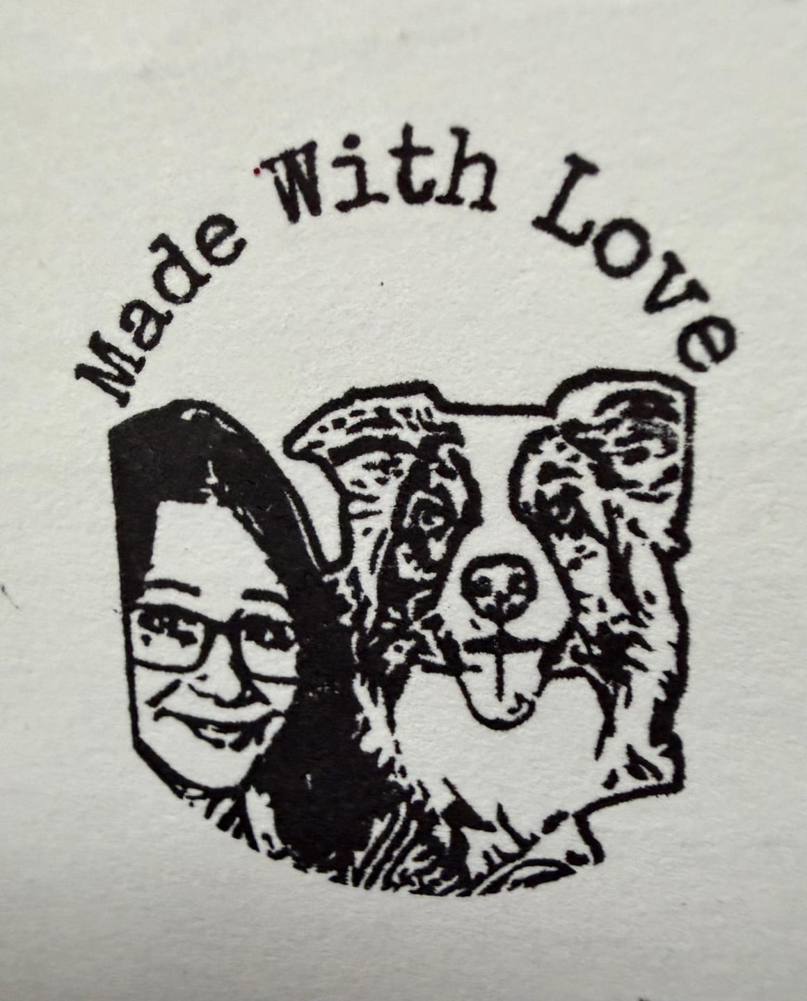 Customer photo review of Face Stamp﹘ Self-Inking Stamp﹘US