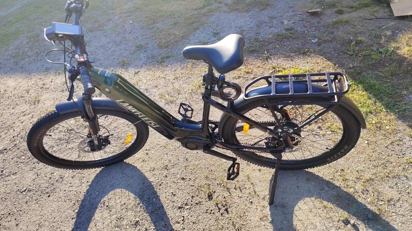 Customer photo review of Lankeleisi MG600 Lite 250W 27.5" Electric Trekking Bike 720Wh SUV E-bike with Switchable Sensor 36V 20Ah Battery