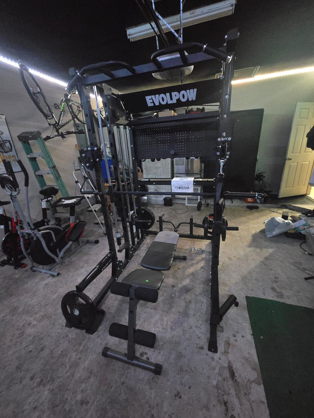 Customer photo review of EVOLPOW M2B Brute All-In-One Smith Machine Home Gym