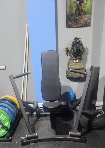 Customer photo review of Gronk Fitness Seated Chest Press - Plate Loaded