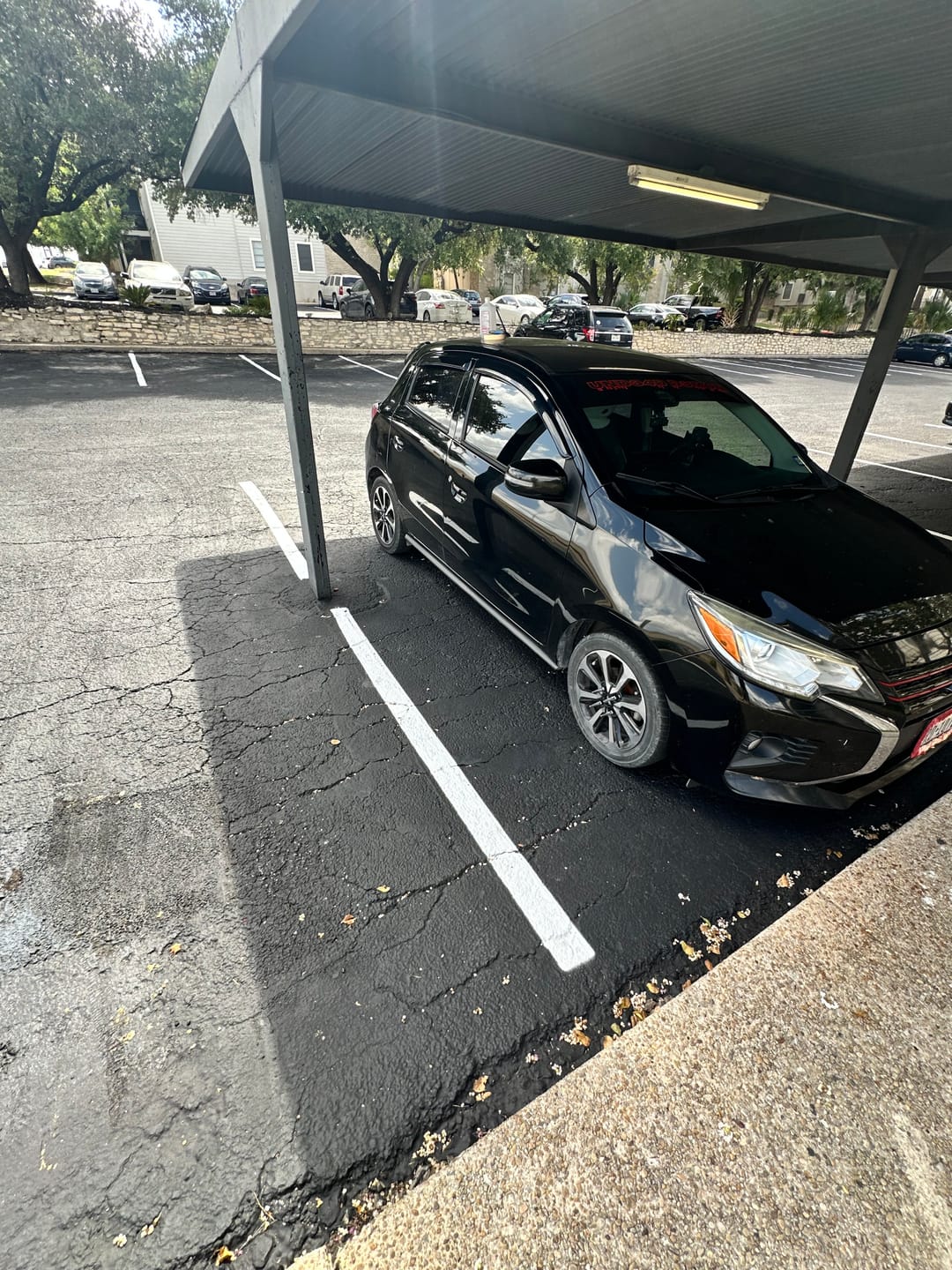 Customer photo review of 2014-2024 Mitsubishi Mirage Hatchback Window Visors 4Pc Set