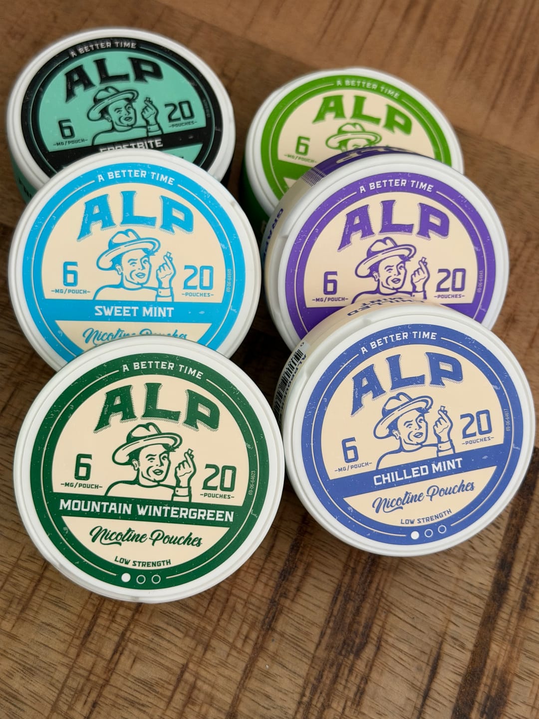 Customer photo review of Frostbite Nicotine Pouches