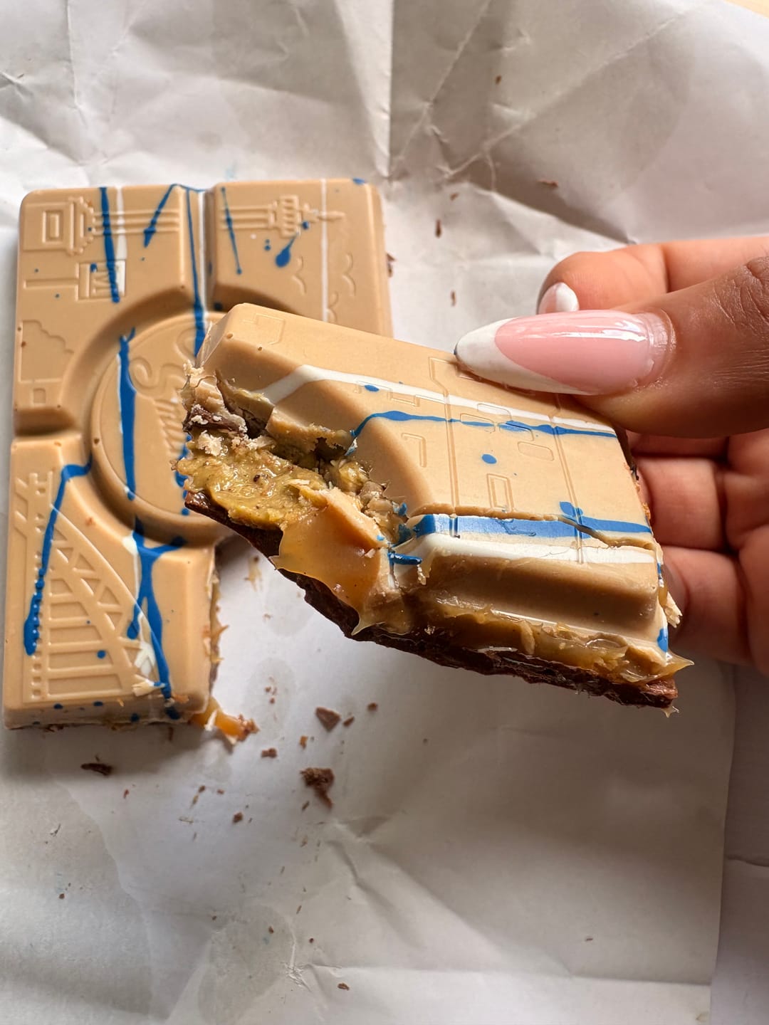 Customer photo review of Baklava Inspired Chocolate Bar 145g THIS IS NOT THE VIRAL BAKLAVATY COLLABORATION