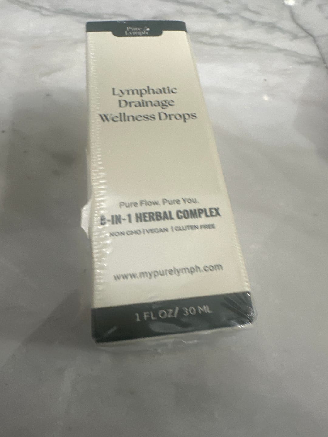 Customer photo review of Pure Lymph™ Lymphatic Drainage Wellness Drops