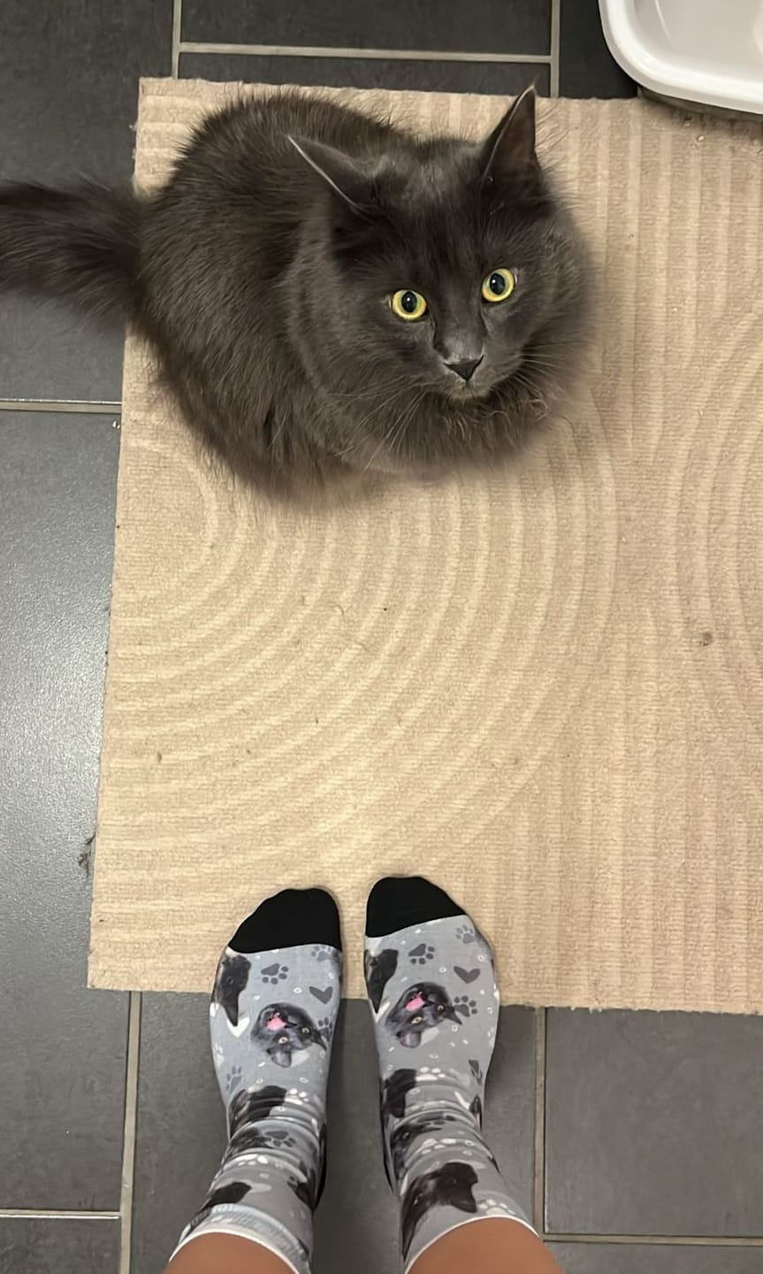Customer photo review of Personalisierte Socken - Dein Foto