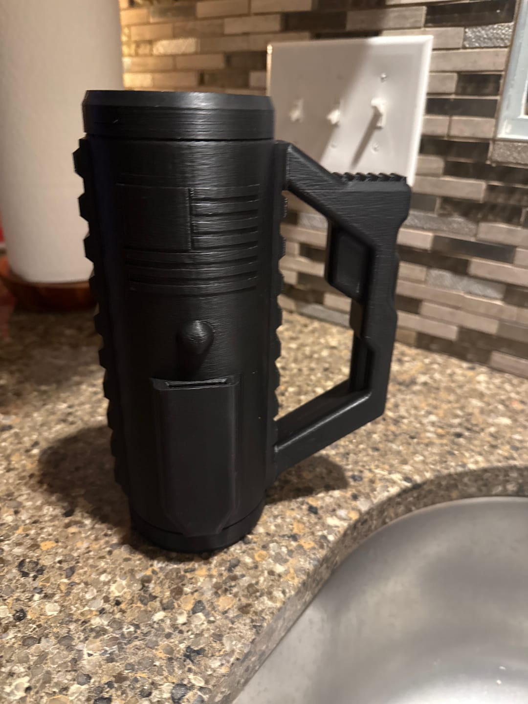 Customer photo review of Tactical Assault Can Holder