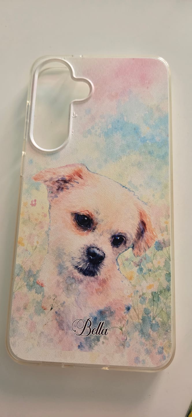 Customer photo review of Personalisierte Handyhülle - Aquarell