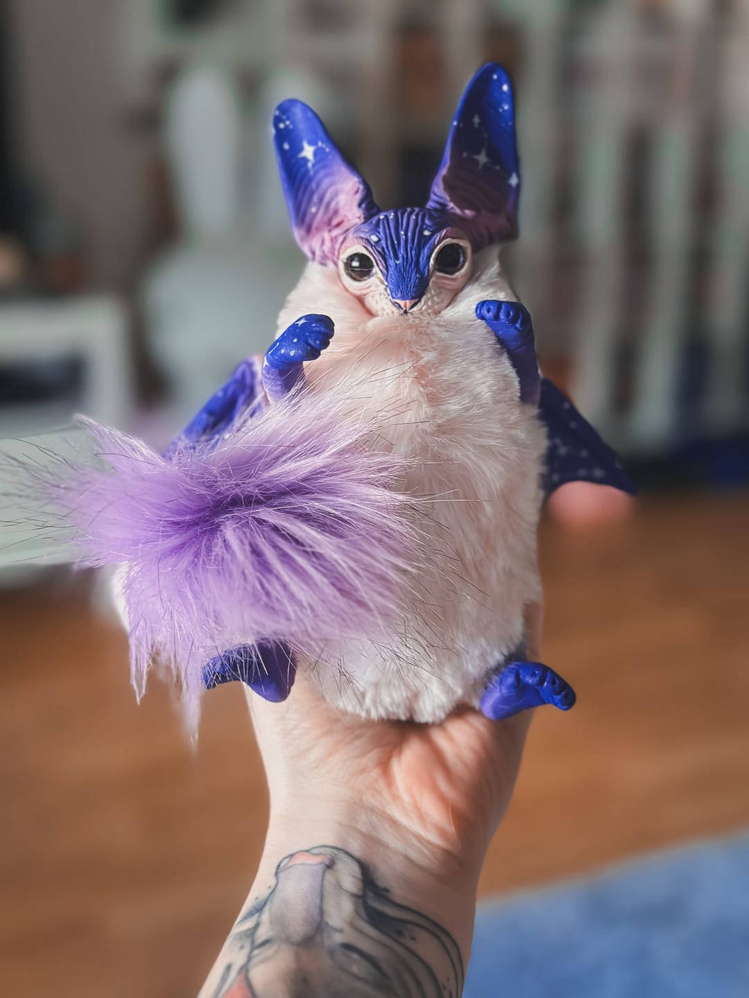 Customer photo review of Baby batcat– Stellar-pink