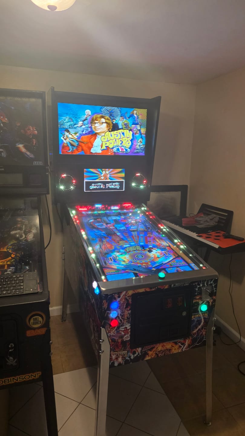 Customer photo review of Virtual Pinball Cabinet -CSD Edition Computer Ready WPC Style