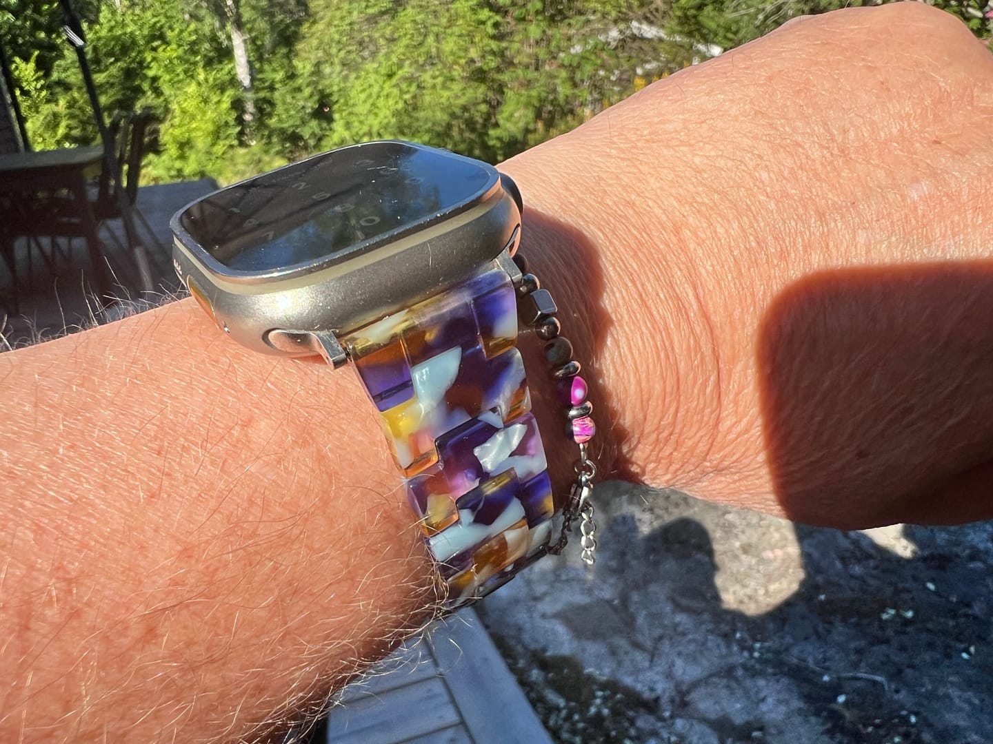 Customer photo review of Perla Ceramic Strap