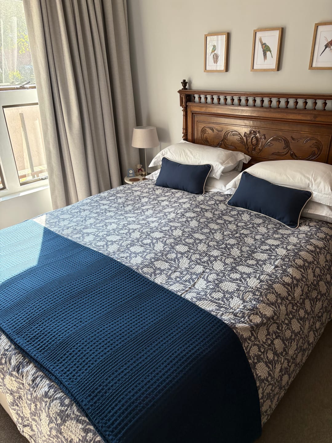 Customer photo review of Kantha Blanket - Misty Meadow