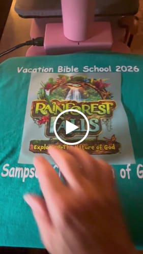 Customer video review of DTF Transfers Upload Your Gang Sheet