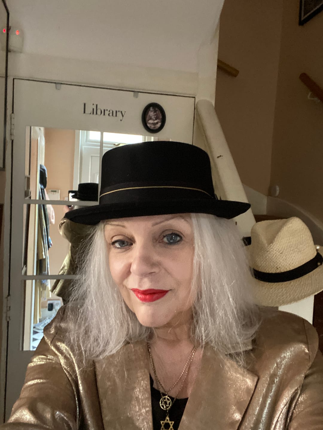 Customer photo review of Round Porkpie Hat