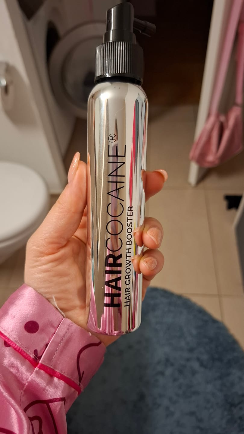 Customer photo review of Haircocaine Booster Spray