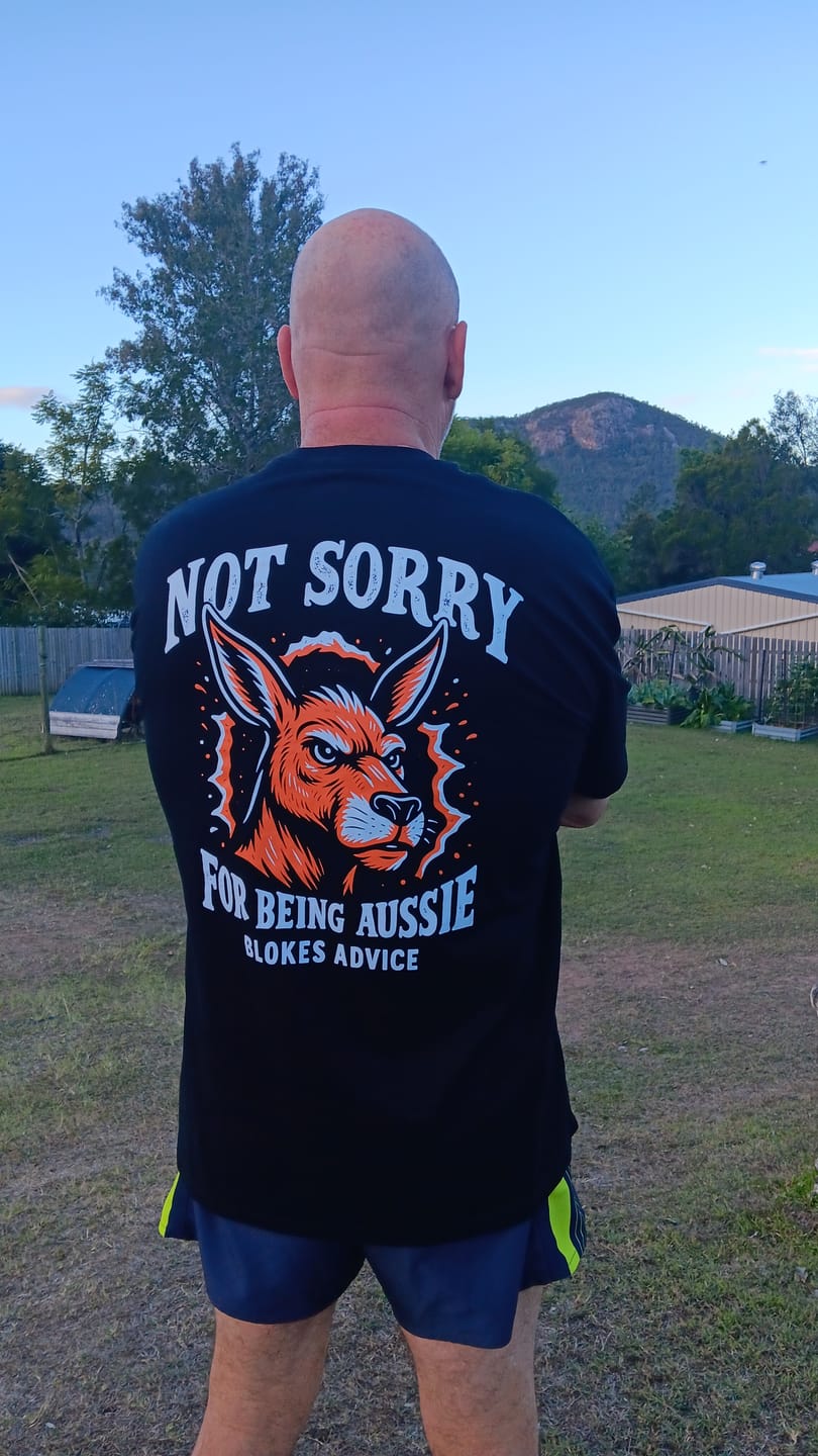 Customer photo review of Not Sorry Tee