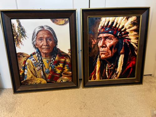 Customer photo review of Custom Paint by Numbers