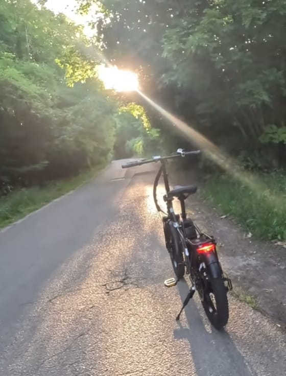 Customer photo review of Touroll S3 Folding Fat Tire Electric Bike