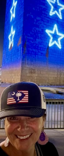 Customer photo review of Richardson 112 South Carolina 864 Patriotic Trucker Hat