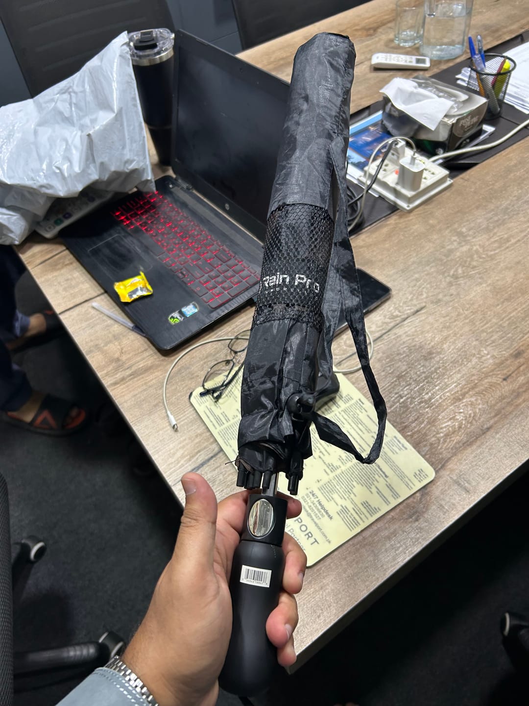 Customer photo review of UV Protected Umbrella - Unbreakable | Windproof | Waterproof - Rain Pro Amazon Lot