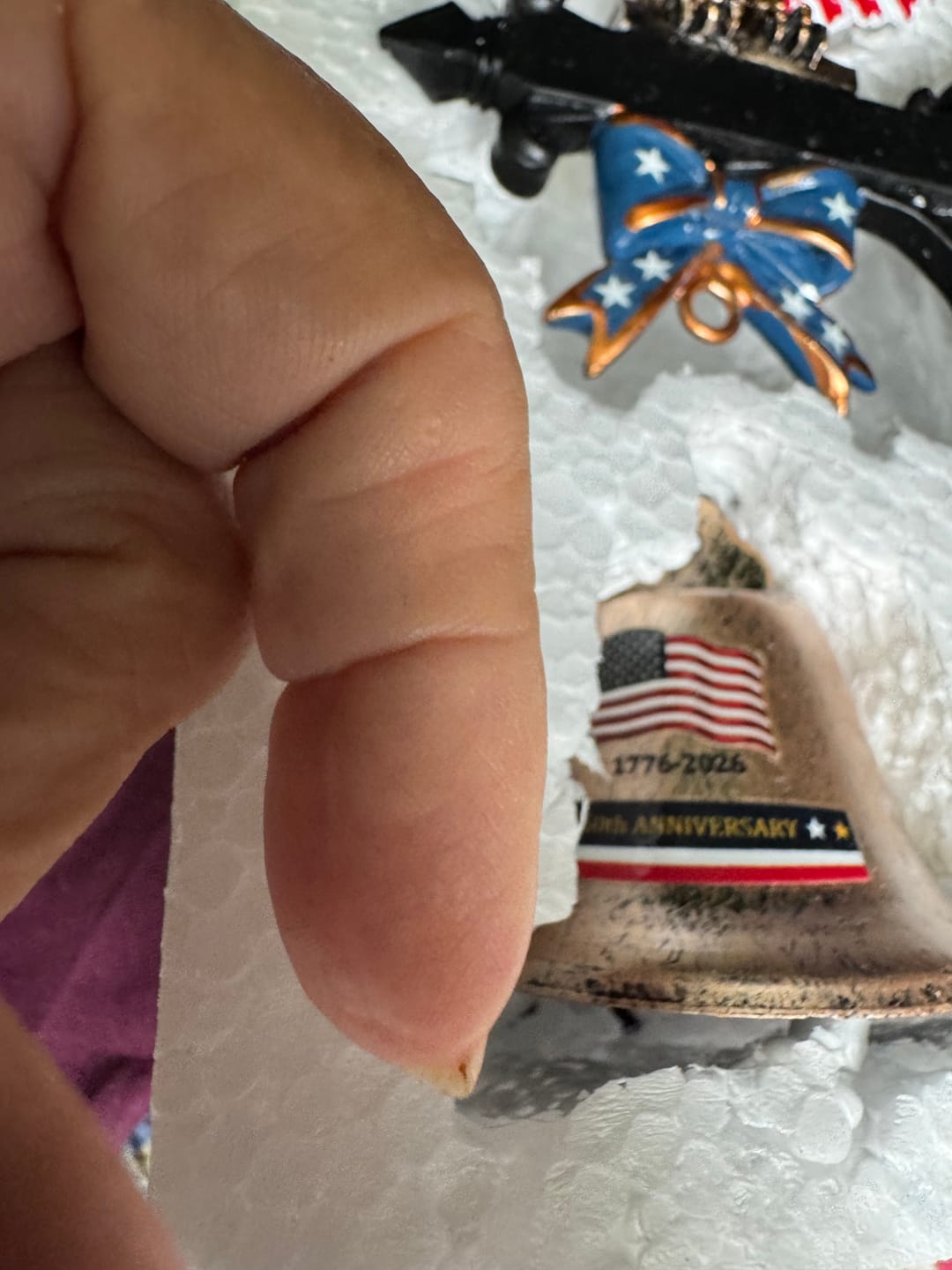 Customer photo review of 🔔 Ring in the Semiquincentennial: 1776-2026 "Spirit of Liberty" Eagle Bell