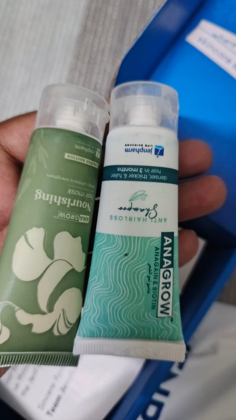 Customer photo review of 32 Day Hair Growth Challenge Bundle