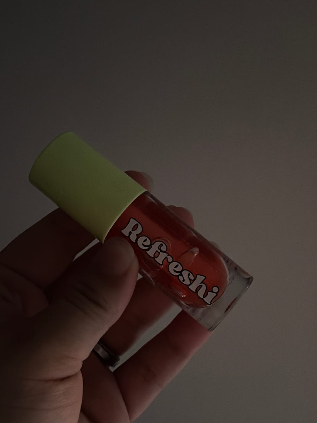 Customer photo review of Sour Watermelon Lip Oil