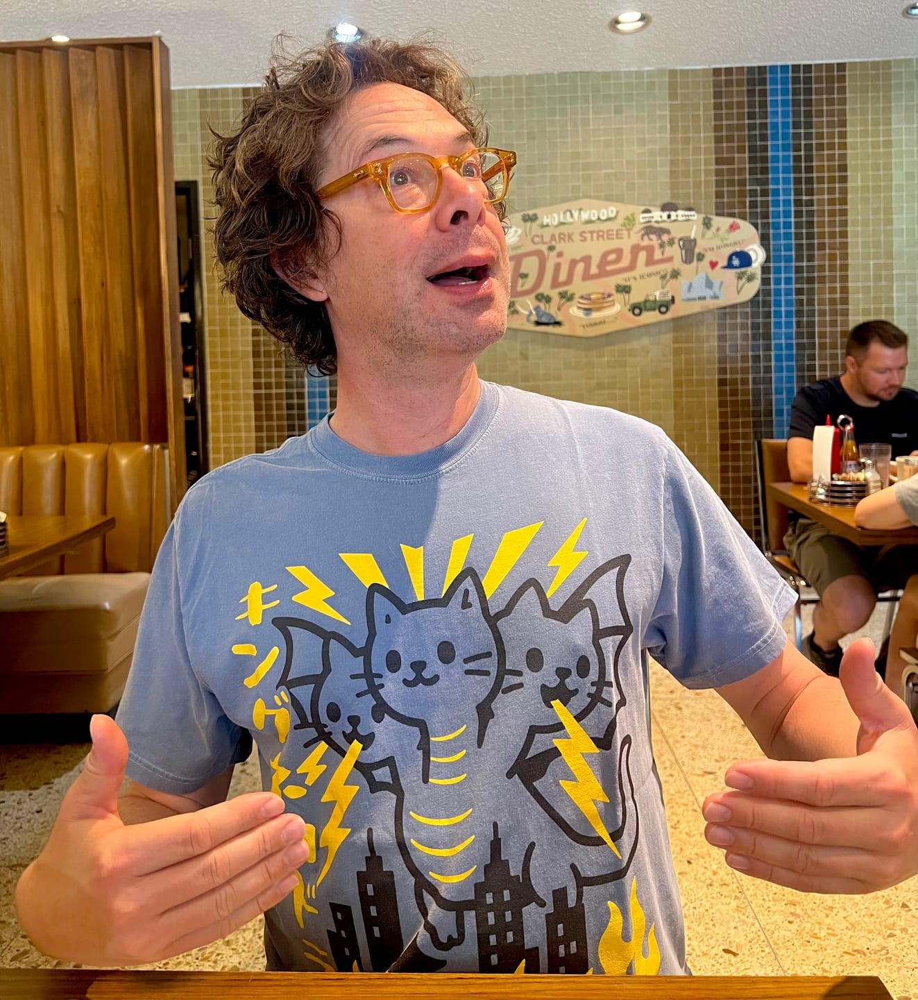 Customer photo review of King Nekodorah T-Shirt