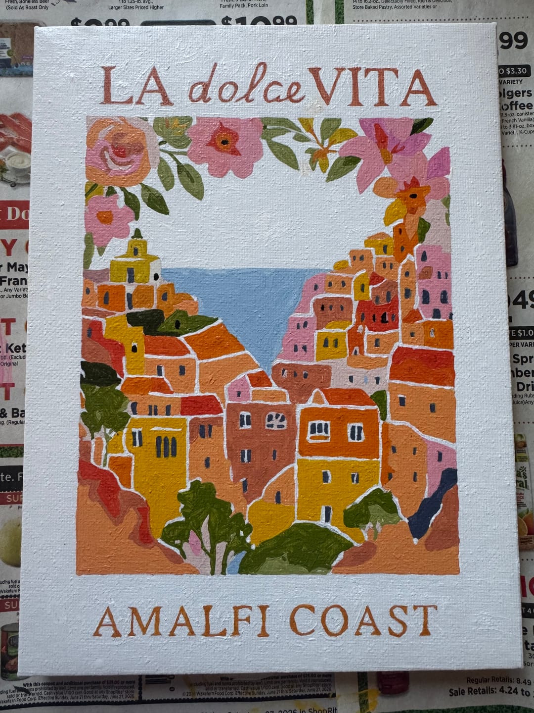 Customer photo review of 6 Mini Paintings - Italian ''Dolce Vita'' Set