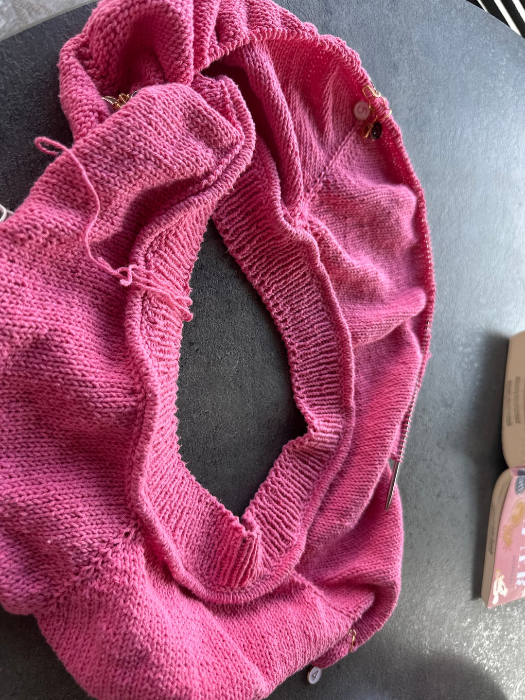 Customer photo review of Strickanleitung - Neptun Tee