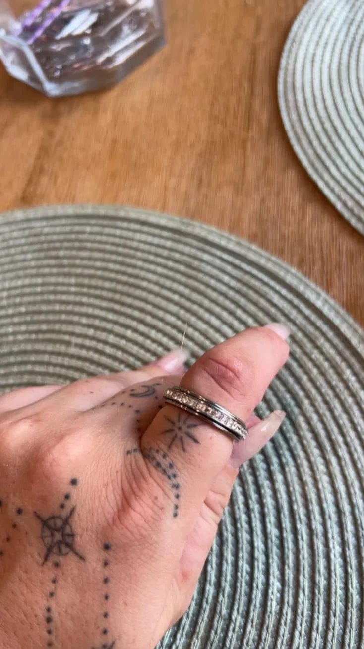 Customer photo review of Serenity Spinner Ring