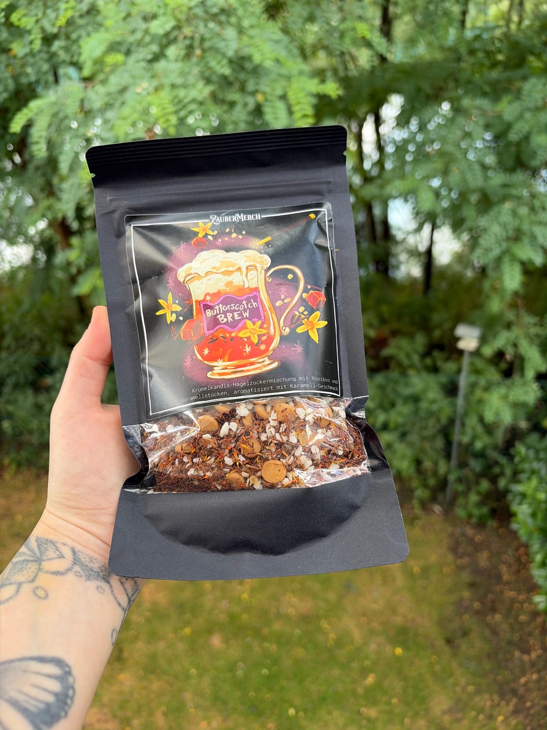 Customer photo review of Butterscotch Brew – Rooibos Tee Butterscotch Karamell