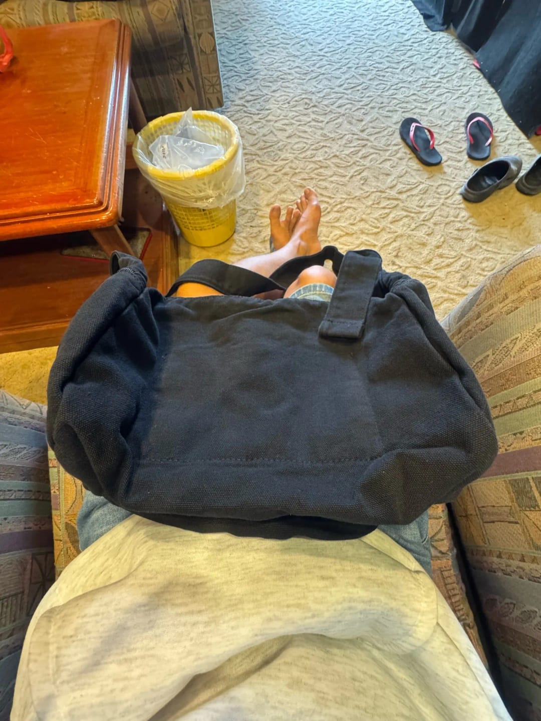 Customer photo review of Women's Cotton Canvas Messenger Bag