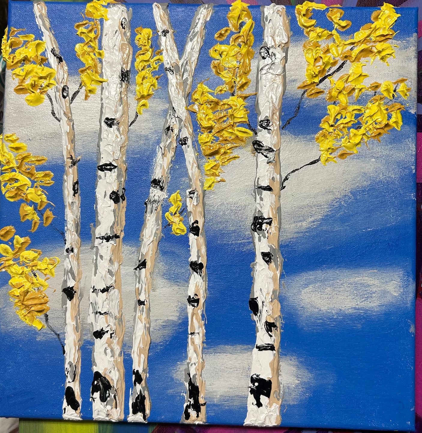 Customer photo review of Let’s Dabble 30 Day Journey Paints and Tools Bundle