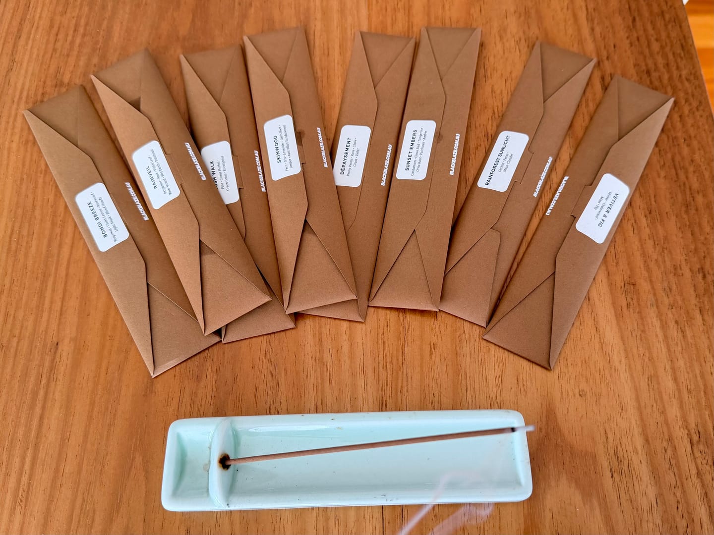 Customer photo review of Incense Discovery Set