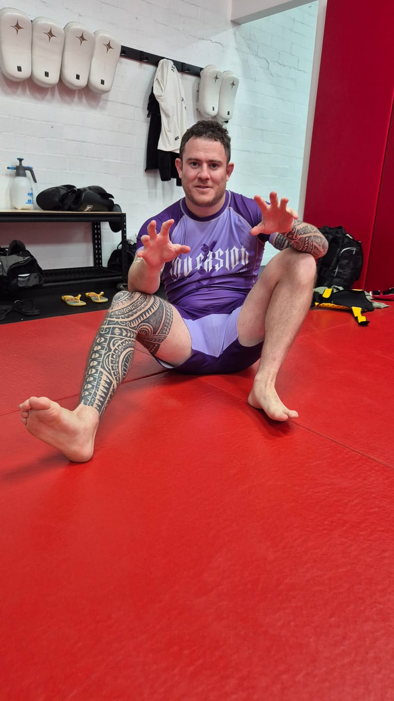 Customer photo review of Purple Belt BJJ Shorts (Ranked)