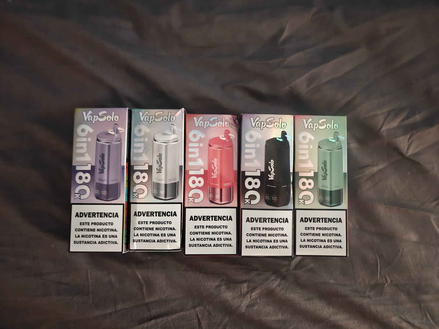 Customer photo review of VAPSOLO SIXER 180k | 6 sabores en 1