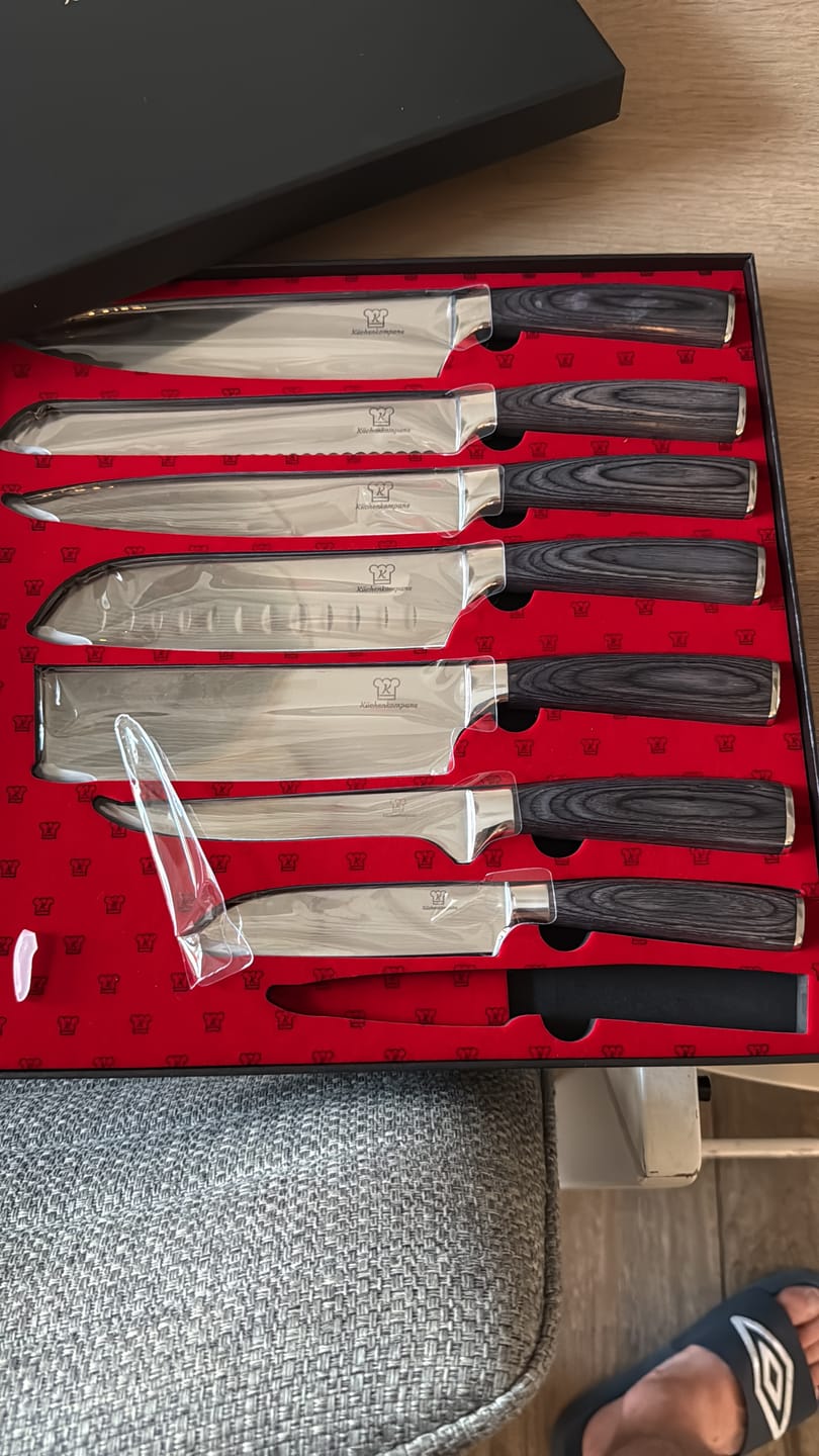 Customer photo review of Kurai Messerset Premium 8-teilig