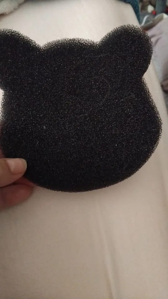 Customer photo review of FluffCatcher — Reusable Pet Hair Remover for Laundry