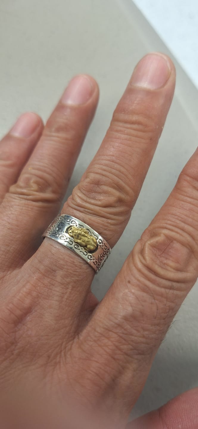 Customer photo review of Lucky Feng Shui Pixiu Wealth & Protection Ring(Adjustable)