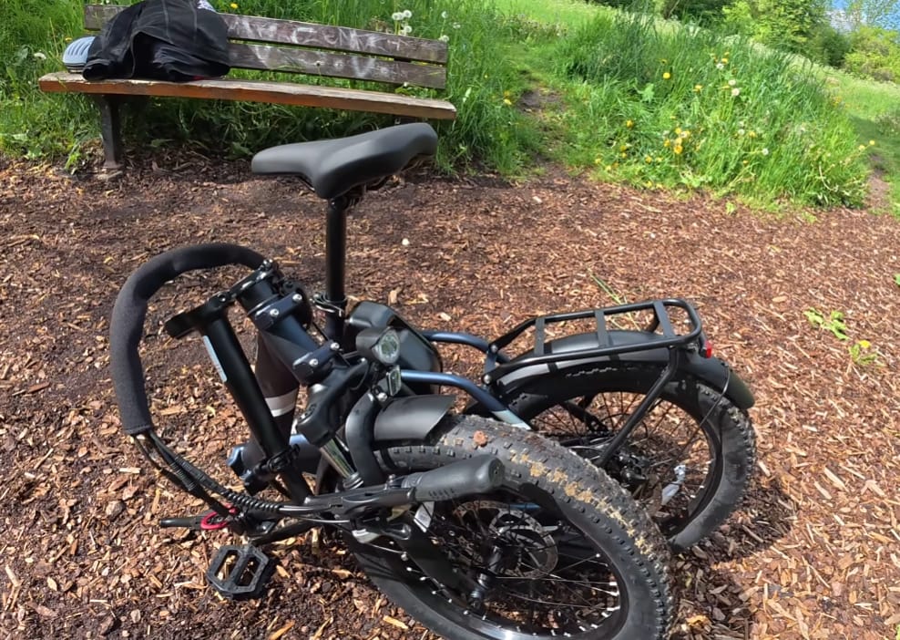 Customer photo review of Touroll S3 Folding Fat Tire Electric Bike