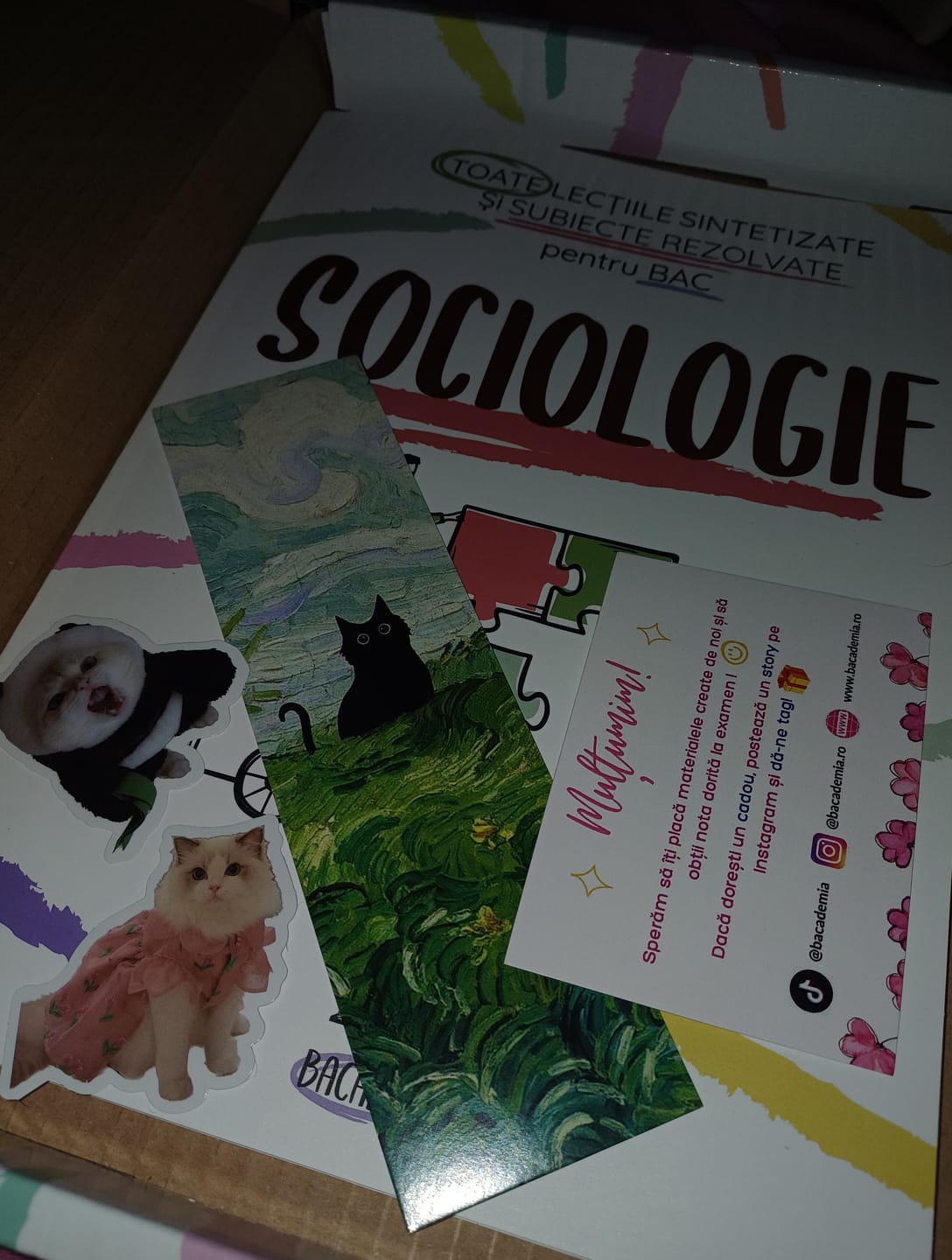 Customer photo review of Carte Sociologie Bacalaureat Bacademia