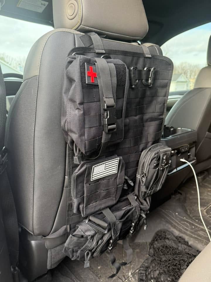 Customer photo review of Tactical MOLLE Seat Organizer Full Set