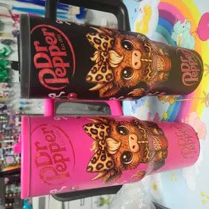 Customer photo review of Personalized Dr Pepper Highland Cow 40oz Tumbler With Handle Straw Lid Custom Name Leopard Red Bow Christmas Gingerbread Stainless Steel Insulated Mug Gift For Friends