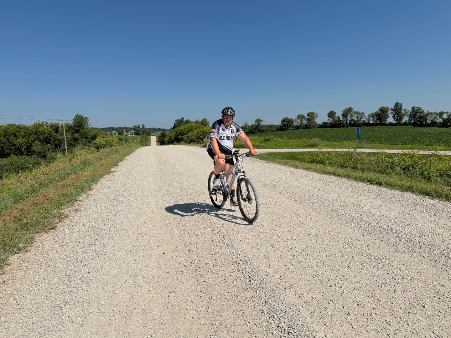 Customer photo review of Men’s Personalized USA Veteran Pride Cycling Jersey & Kit
