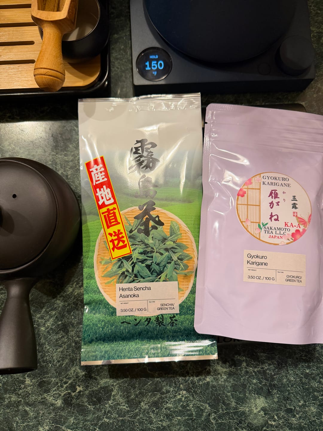 Customer photo review of Monthly Tea Club With Free Kyusu Teapot