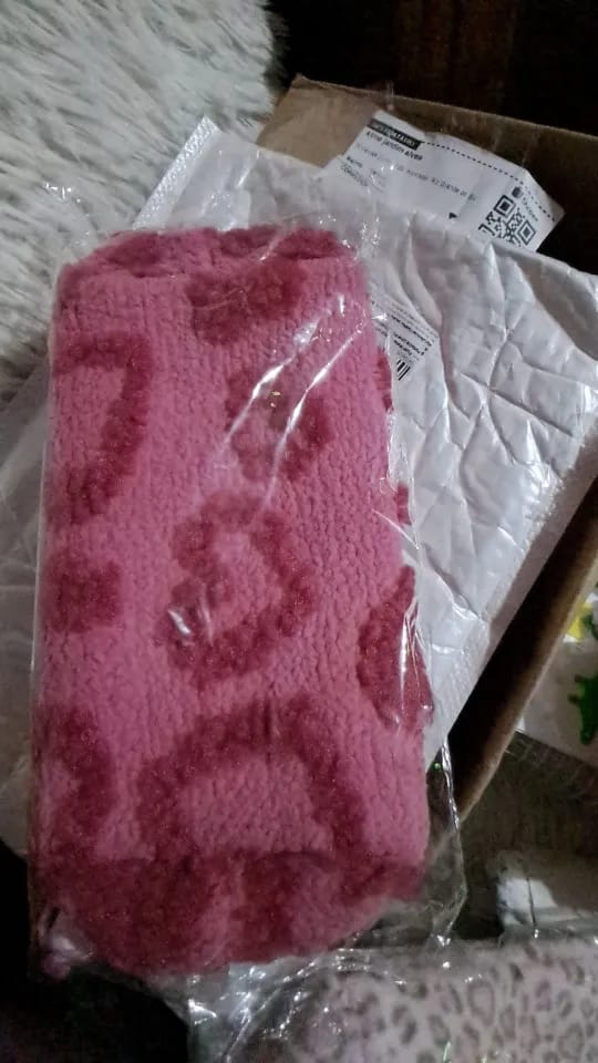 Customer photo review of Plush Travel Makeup Bag