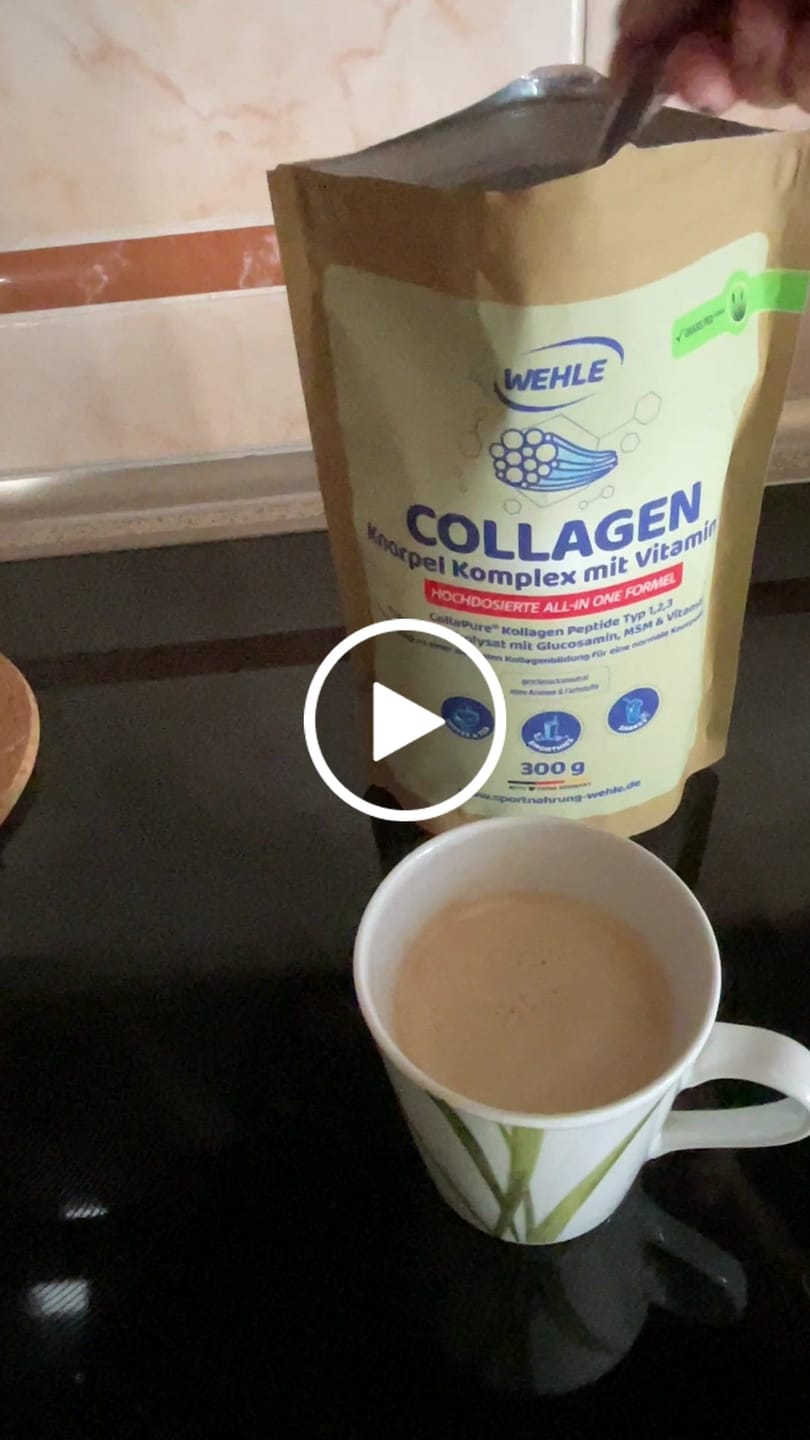 Customer video review of Collagen Knorpel Komplex - Neuheit