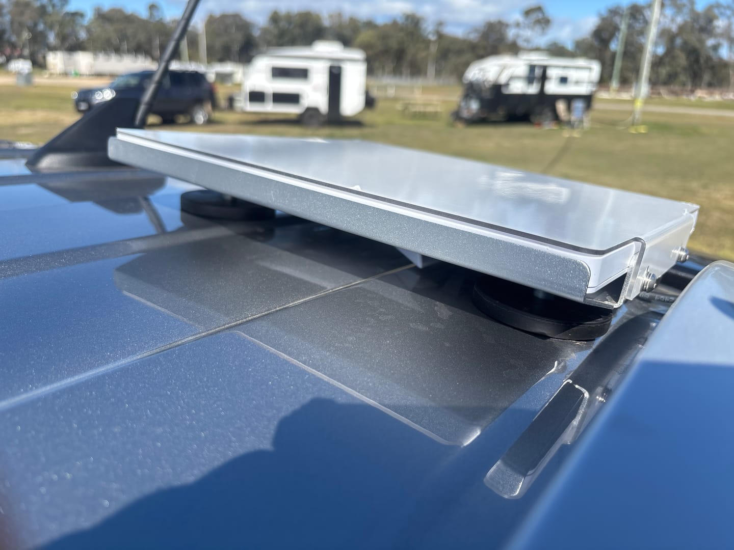 Customer photo review of NomadLink Magnetic Roof Mount